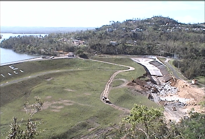 (Guajataca Dam) Spillway Looking Upstream